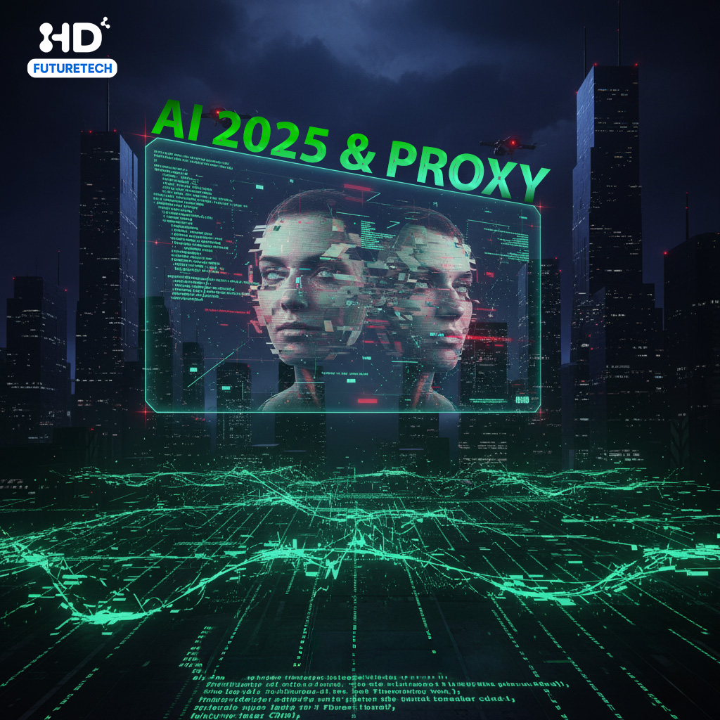 AI bùng nổ năm 2025: Vì sao nhu cầu Proxy & bảo mật Internet tăng cao?