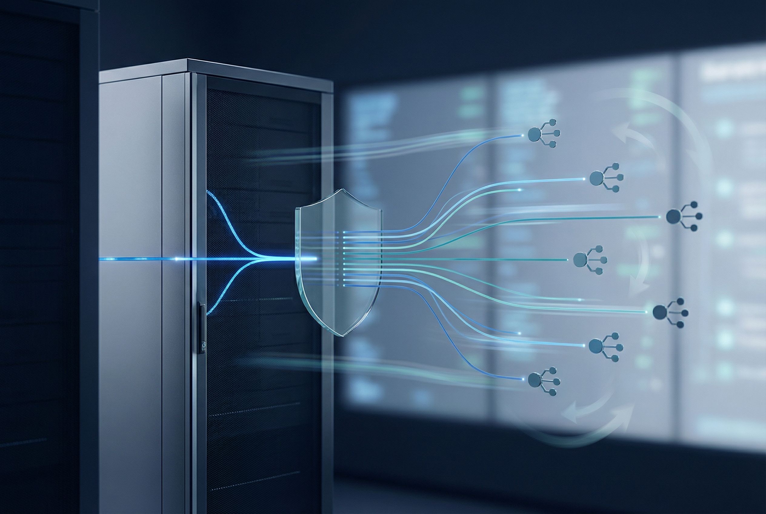 Minh họa chuyên nghiệp về proxy xoay và cơ chế thay đổi IP đầu ra